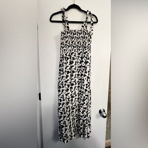 Compania Fantastica Black and White Maxi Dress